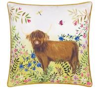 furn. Evans Lichfield Daisy Hill Agnes Fodera per cuscino stampata - Multicolore/Tan - 45x45 cm