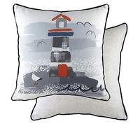 furn. Evans Lichfield - Federa per Cuscino, Motivo: Faro Nautico, 43 x 43 cm