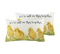 furn. Evans Lichfield in Questo Insieme di Cuscini di Piume riempiti (Twin Pack), Poliestere, Lino Multi