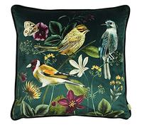 furn. Evans Lichfield Midnight Garden Piuma Cuscino Pieno, Poliestere, Uccelli