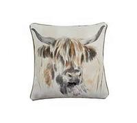 furn. Evans Lichfield Watercolour Highland - Copricuscino, 43 x 43 cm