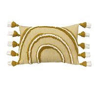 furn. Federa per cuscino, in cotone, color ocra, 30 x 50 cm