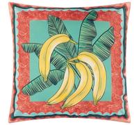 furn. Fodera per cuscino da esterno con stampa Anemone Bananas - Multicolore - 45x45 cm