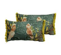 furn. Fornire. Cuscini riempiti Piume Mazari (Twin Pack), Polyester, Teal