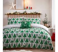furn. Hide and Seek - Set copripiumino per bambini, in cotone, poliestere, verde