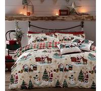 furn. Jolly Santa Set Copripiumino (Multicolore - King)