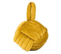furn. Nodo Knot Knod Intrecciato in Velluto novità Stop alla Porta, Ochre, One Size