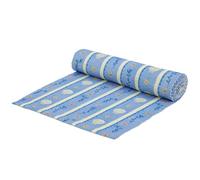 furn. Runner da tavolo per interni ed esterni Sea Shells - Blu - 180 x 35 cm