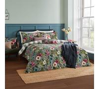 furn. Set copripiumino botanico Wylder Nature Hidcote Manor - Petrolio - Super King