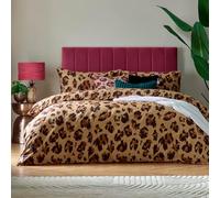 furn. Set copripiumino con stampa True Leopard - Super King - Multicolor