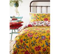Furn Set copripiumino e federa reversibile Floreale Furn giallo