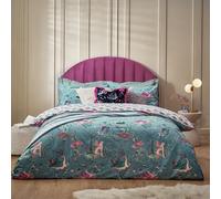 furn. Set copripiumino mitologico Atena Blu minerale - Super King
