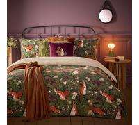 furn. Set copripiumino Pineberry Forest Woodland - multicolore - Super King