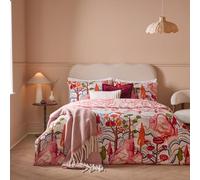 furn. Set copripiumino Terra Nova - Set di biancheria da letto reversibile con scena di funghi di montagna e bosco astratto (Multicolore - Super King)
