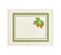 furn. Set di 4 tovagliette all'americana, motivo: fragole