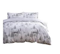 furn. Set di Copertura del Piumino di Midwinter Toile, Nevicare, Double