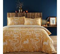 furn. Set di Copertura Piumino in Legno Invernale, Ochre, 230 x 220 cm