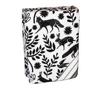 furn. Skandi Woodland Duvet Cover Set, Cotone, Coal, Double