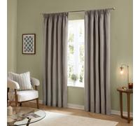 furn. The Ultimate Velvet Coppia Di Tende Pieghe (Argento - 229x183cm)