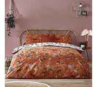 furn. Wildlings King Duvet Cover Set, Cotton, Polyester, Warm Sienna