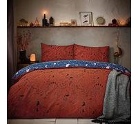 furn. Witchy Vibes - Set copripiumino singolo color ruggine, arancione