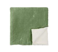 furn. Wylder Edie Copriletto - Morbido Trapuntato Reversibile Aspetto Lino Cotone Velluto Coperta Da Letto (Verde - 140x220cm)
