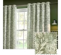 furn. Wylder Tropics Bengal Chenille Eyelet Curtains