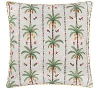 furn. Wylder Tropics Cuscino ricco di piume stampato con palme Okara - Multicolore - 45x45 cm