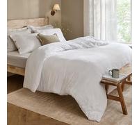 Yard Lark - Set copripiumino in mussola di cotone, colore: bianco