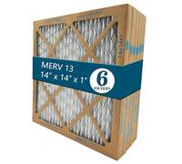 Furnace - Filtro aria a pieghe MERV 13, 35,6 x 35,6 x 2,5 cm, per sistemi HVAC (confezione da 6)