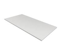 furni24 Piano da scrivania 200 x 80 cm, perfetto per scrivanie regolabili in altezza, tavolo da gioco, tavolo multiuso, tavoli da pranzo e altro ancora - 25 mm, piano stabile durevole, grigio