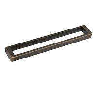 Furnipart Manico Cubico LA 192 mm, larghezza 201 mm, ZN marrone antico