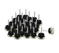 Furniture Chair Metal Glide Feet Leg Floor Protector Nails 1.9cm Dia 30pcs