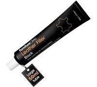 Furniture Clinic Filler per la Riparazione della Pelle: Per Riempire Buchi, Graffi, Scalfitture, Crepe (Nero 50ml)
