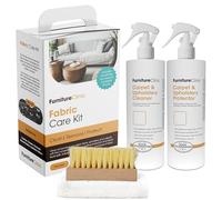 Furniture Clinic Kit per la Cura/Include: 500 ml Detergente, 500 ml Protettore, panno in microfibra e spazzola per la pulizia per l'uso su abbigliamento, moquette, tappezzeria