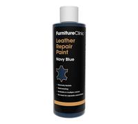 Furniture Clinic Vernice e Tintura per la Riparazione della Pelle, Colorante Autosigillante per Una Riparazione Facile, Adatto per Divani in Pelle, Sedili di Auto, Scarpe, Borse (250ml, Blu navy)