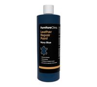 Furniture Clinic Vernice e Tintura per la Riparazione della Pelle, Colorante Autosigillante per Una Riparazione Facile, Adatto per Divani in Pelle, Sedili di Auto, Scarpe, Borse (500ml, Blu navy)
