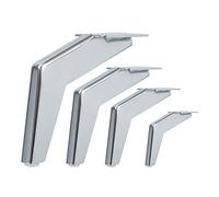 Furniture Legs 12cm/4.7inch, 15cm/6inch Metal Table Legs, Sofa Replacement Furniture Legs, Hardware Legs, Black, Gold, Silver, Set of 4, Max Load: 440lb
