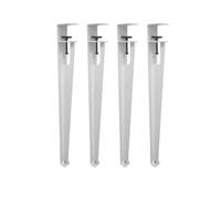 Furniture Legs 4 Pcs F Shaped Diy Metal Table Adjustable Breakfast Bar Worktop Tables Legs Coffee Table Stand Bench Workbench(76cm/white)