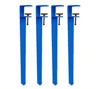 Furniture Legs Movable Height Adjustable No Drill Tables Leg Support Office Ables Desks Workbenches Suitable Coffee Desks Workbenches(40cm/Deep Blue)