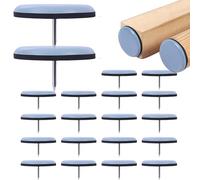 Furniture Nail-on Pads - 20 pezzi Chair Leg Glides, PTFE Floor Protector Pads Sofà Tavoli Cabinet, Heavy Duty Chair Foot Glide Set | Anti Noise Slip Resistant Furniture Guards for Wooden Floor Carp