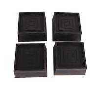 Furniture Risers 2 Inch Sturdy | Stackable TPU Bed & Desk Lift | Secure Grip & Spill - Proof Risers for Sofas/Tables/Washing Machines | Creates Extra Storage Space