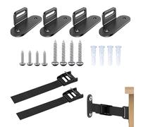 Furniture Tip Over Prevention, Adjustable Anti-Tip Straps, Heavy Duty Wall Safety Guards, Childproof Drawer Locks, Quick Release Brackets, Ideal for Rental Homes, Kitchen, Bedroom