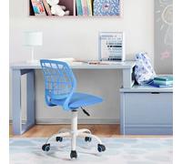 FurnitureR Home Office Sedia ergonomica girevole regolabile in altezza con ruote sedia computer moderna studio ufficio