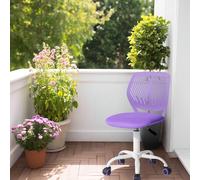 FurnitureR Sedia da giardino girevole per interni, altezza regolabile a 360 gradi, tessuto PP, schienale in poliuretano, ruote da 130 kg, per terrazza, giardino d'inverno