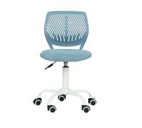 FurnitureR Sedia da lavoro ergonomica per bambini, ragazzi, ragazze, studio, altezza regolabile, girevole per computer portatile, sedia da scrivania per casa, ufficio, studio
