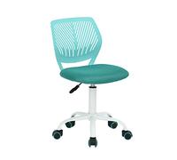 FurnitureR Sedia da scrivania colorata, moderna sedia per computer regolabile in altezza, senza braccioli, sedia ergonomica girevole per cameretta dei bambini e casa ufficio