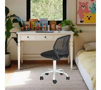 FurnitureR Sedia per bambini regolabile in altezza, colorata ergonomica, con schienale e braccioli, sedia per bambini a 5 ruote, per bambini dai 3 ai 10 anni, carico massimo 100 kg