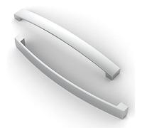 FURNIWARE 5 pezzi maniglia per armadio, Distanza tra i fori 192mm, maniglia ad arco per armadio da cucina, per porta dell'armadio da cucina, cassetto del comò da camera da letto,Cromo