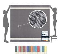 furora HOLIDAY Telo Mare Grande cotone 200x200 cm XXL GIGANTE | Telo Spiaggia antisabbia - Coperta Pic Nic - Pareo Asciugamano Mare spugna | Fouta Beach Towel lungo, frange angoli, Uomo Donna Ragazzi